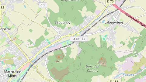 Carte de localisation de l'évènement