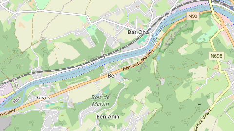 Carte de localisation de l'évènement