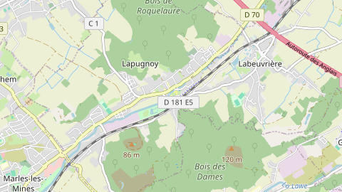 Carte de localisation de l'évènement
