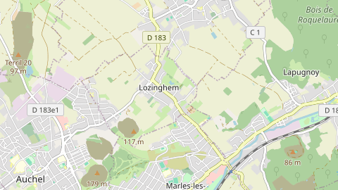 Carte de localisation de l'évènement