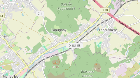 Carte de localisation de l'évènement