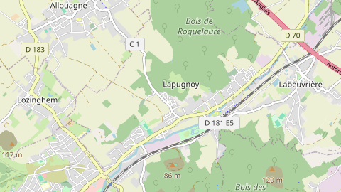 Carte de localisation de l'évènement