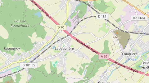 Carte de localisation de l'évènement