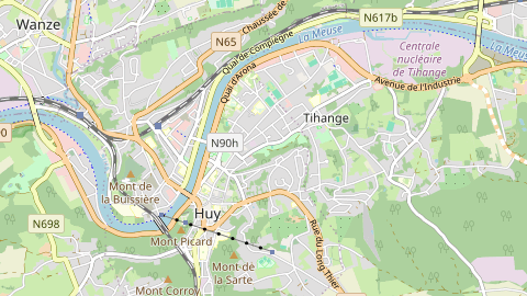 Carte de localisation de l'évènement