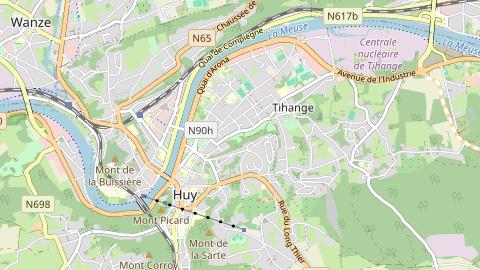 Carte de localisation de l'évènement