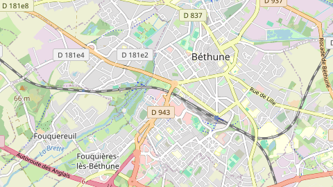 Carte de localisation de l'évènement