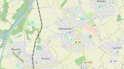 Carte de localisation de l'évènement