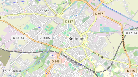 Carte de localisation de l'évènement