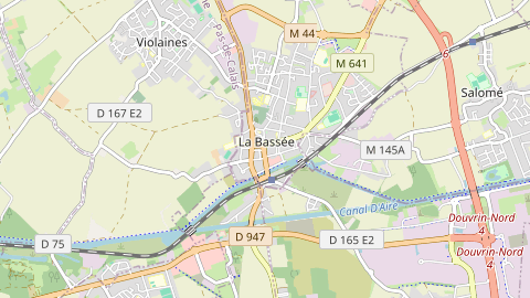 Carte de localisation de l'évènement