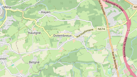 Carte de localisation de l'évènement