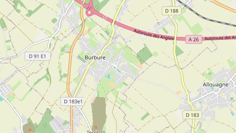 Carte de localisation de l'évènement