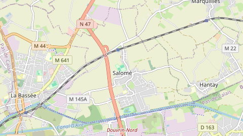 Carte de localisation de l'évènement