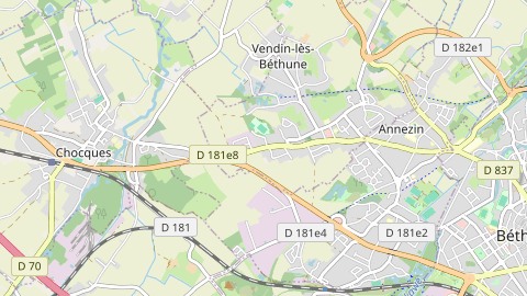 Carte de localisation de l'évènement