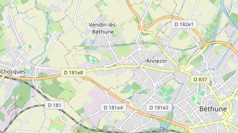 Carte de localisation de l'évènement