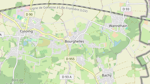 Carte de localisation de l'évènement