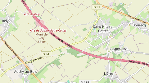 Carte de localisation de l'évènement