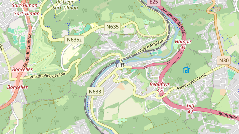 Carte de localisation de l'évènement