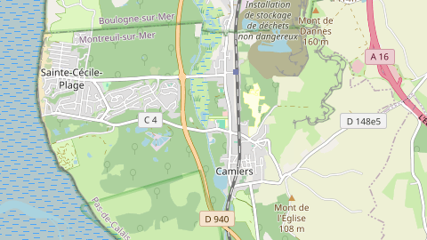 Carte de localisation de l'évènement