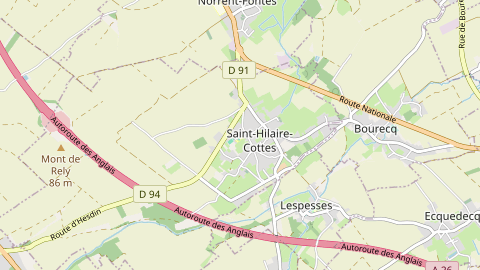 Carte de localisation de l'évènement