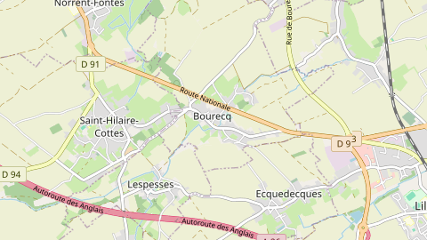 Carte de localisation de l'évènement