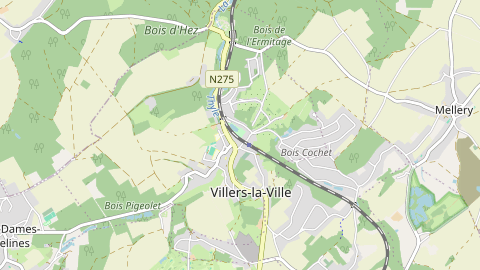 Carte de localisation de l'évènement