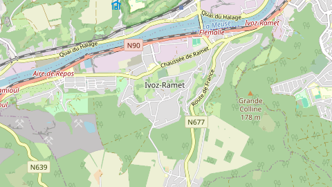 Carte de localisation de l'évènement