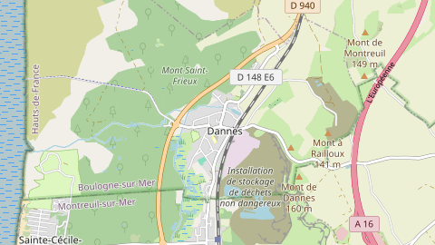 Carte de localisation de l'évènement
