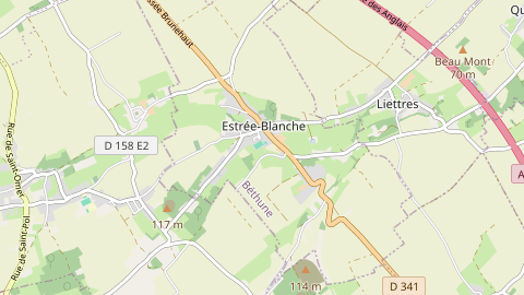 Carte de localisation de l'évènement