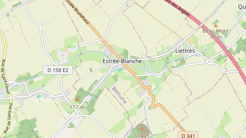 Carte de localisation de l'évènement