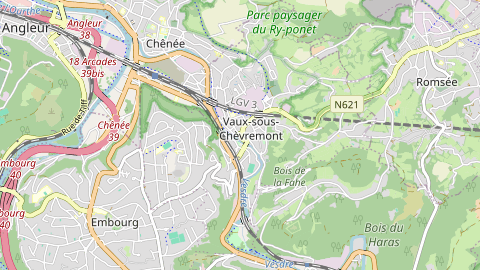 Carte de localisation de l'évènement