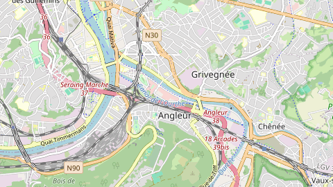 Carte de localisation de l'évènement