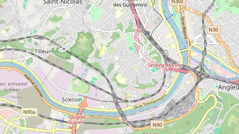 Carte de localisation de l'évènement