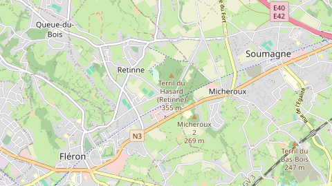 Carte de localisation de l'évènement