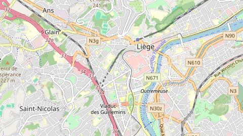 Carte de localisation de l'évènement