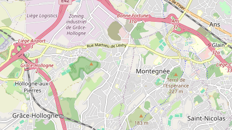 Carte de localisation de l'évènement