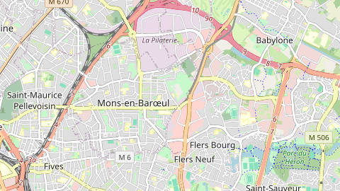 Carte de localisation de l'évènement