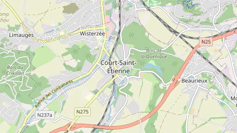 Carte de localisation de l'évènement