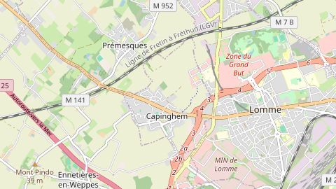 Carte de localisation de l'évènement