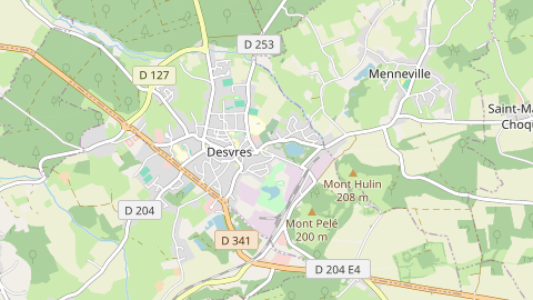 Carte de localisation de l'évènement