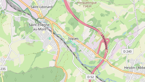 Carte de localisation de l'évènement
