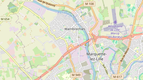 Carte de localisation de l'évènement