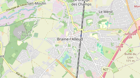 Carte de localisation de l'évènement