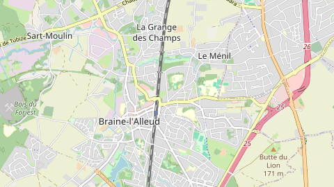Carte de localisation de l'évènement
