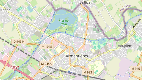 Carte de localisation de l'évènement