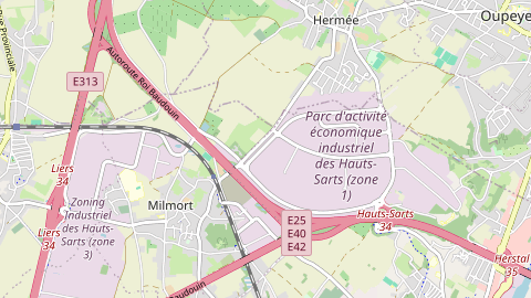 Carte de localisation de l'évènement