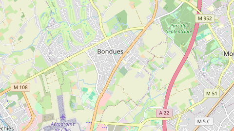 Carte de localisation de l'évènement