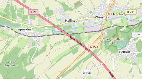 Carte de localisation de l'évènement