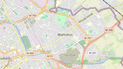 Carte de localisation de l'évènement