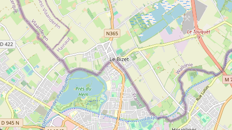 Carte de localisation de l'évènement