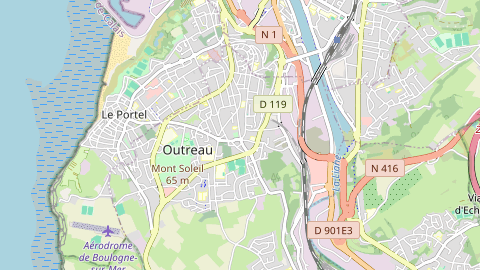 Carte de localisation de l'évènement